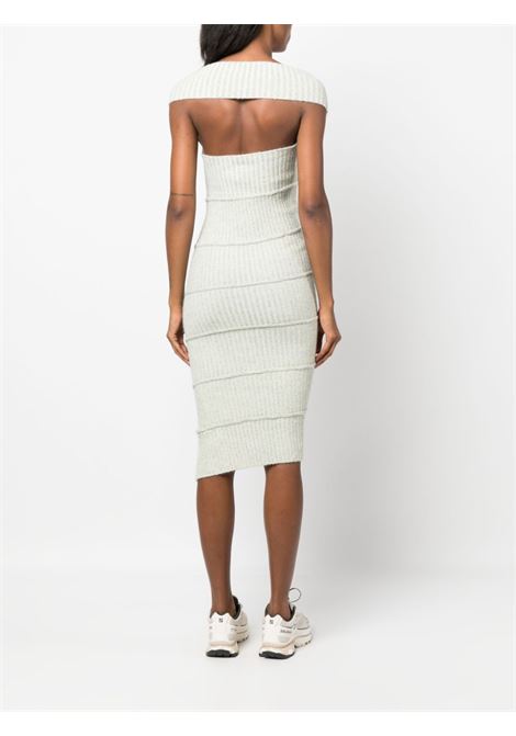 Abito midi in maglia in grigio - donna MM6 MAISON MARGIELA | S52DD0009S18288962